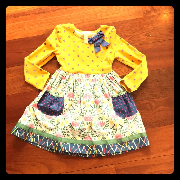 matilda jane gold star dress